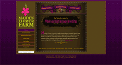 Desktop Screenshot of maidenflowerfarm.com